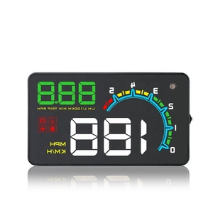 Projecteur de compteur de vitesse numérique de 4 pouces D3000 OBD2 HUD pour voiture, affichage tête haute, clé de voiture intelligente compatible avec les voitures universelles - Product Image 1