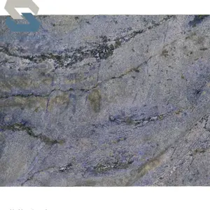 First quality cheap brazilian exotic azul blue bahia granite price