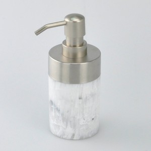 Accesorios de baño de grano de mármol de cilindro blanco barato - Product Image 5