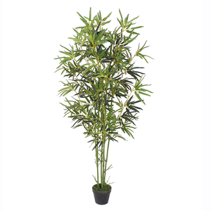 Decoración del hogar al por mayor árbol de bambú de la suerte artificial de plástico, plantas de bambú artificiales, bambú artificial verde de plástico - Product Image 1