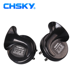 CHSKY 12V Auto Horn Loud Sound Car Styling Parts con diseño de Caracol de 3 vías Material ABS Punto de tungsteno Manganeso Acero Altavoz de <span class=keywords><strong>coche</strong></span> - Product Image 2
