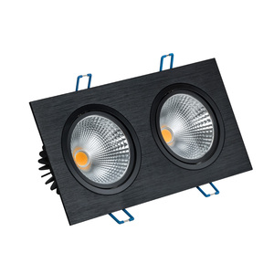 Doppia COB 12W Quadrato da incasso tilt HA CONDOTTO Il Downlight PANNOCCHIA Cucina Bagno Giù luce - Product Image 6