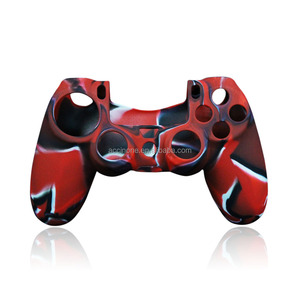 Coque de protection camouflage en silicone pour <span class=keywords><strong>manette</strong></span> <span class=keywords><strong>PS4</strong></span>, étui en silicone camouflage - Product Image 5