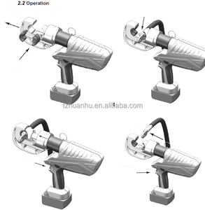 HHYD-400D Câble Alimenté Par Batterie Borne à <span class=keywords><strong>Cosse</strong></span> Outil De Sertissage Hydraulique Outil de Sertissage de Câble Outil De Sertissage De Fil - Product Image 4