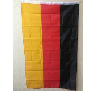 STOCK economico 100% poliestere 3 * 5ft tifosi di calcio bandiera tedesca tedesca del paese con due occhielli - Product Image 3