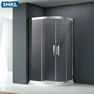 Caravan Shower Cubicle Room Circular Enclosure Sliding Luxury Model Standing 900mm Quadrant Pivot Shower Door Modules For Sale