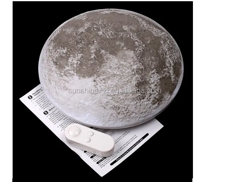 Creative LED auto Wall Moon Lamp With Remote Control Relaxing Healing Moon Light indoor wall light for kids bedroom gift