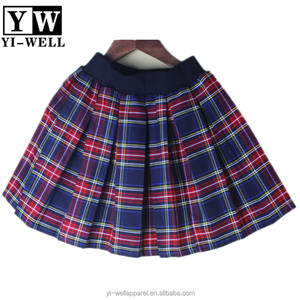 Wholesale School Uniform Knee Length <strong>Skirt</strong> School Girl Plain Half <strong>Navy</strong> <strong>Skirt</strong> - Product Image 2