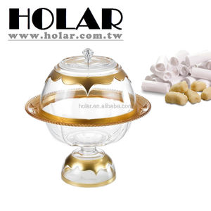 Holar-cuenco acrílico dorado elegante para servir, para fiestas, platos laterales, hecho en Taiwán - Product Image 2