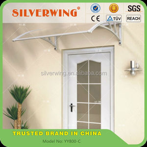 BRICOLAGE Porte fenêtre auvent de couverture <span class=keywords><strong>et</strong></span> la verrière de balcon en gros pour le polycarbonate auvent de porte - Product Image 4