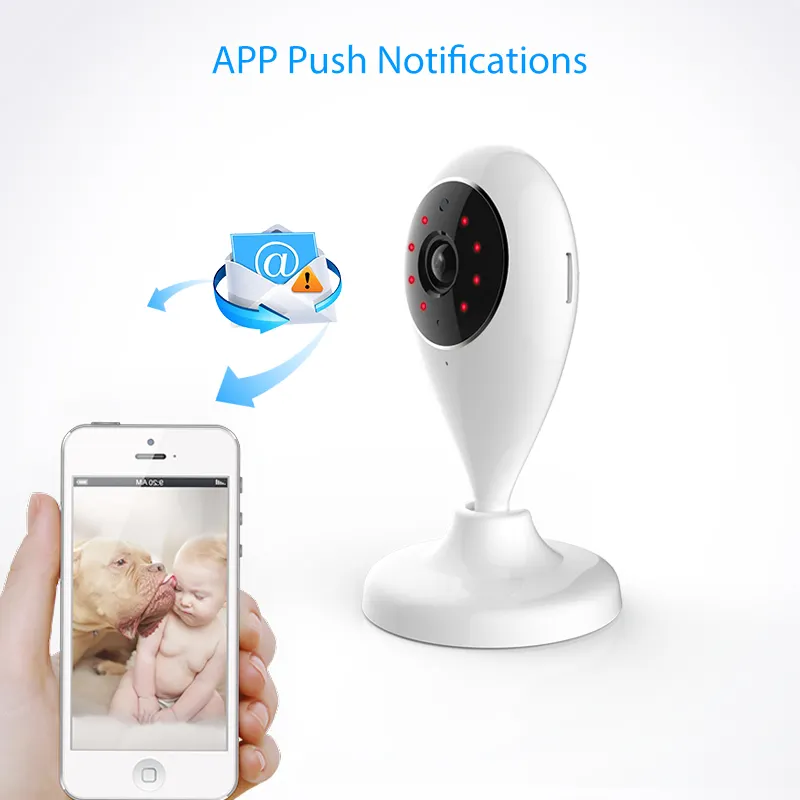 Nhà Máy Bán Alexa Echo Tương Thích Nhà Thông Minh An Ninh Trong Nhà 720P Hd Mini Wifi Tuya Mạng Ip Camera