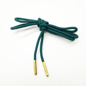 로고 팁으로 네온 컬러 라운드 원피스 신발 끈 - Product Image 5
