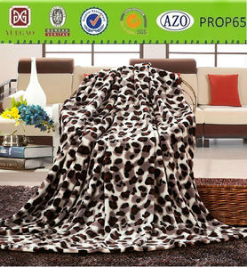Manta/<span class=keywords><strong>sabana</strong></span>/alfombra <span class=keywords><strong>coralina</strong></span> doble con diseno de leopardo - Product Image 1