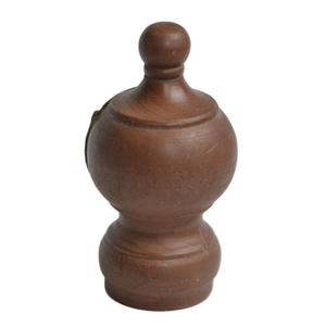 Wood Endcap <strong>Finials</strong> for <strong>Curtain</strong> Poles 19MM 28MM 35MM Wooden <strong>Curtain</strong> Rod Accessories Head <strong>Finials</strong> - Product Image 2
