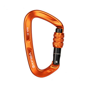 Mosquetón <span class=keywords><strong>de</strong></span> <span class=keywords><strong>Escalada</strong></span> XINDA con Certificación UIAA CE, Forma <span class=keywords><strong>de</strong></span> D, Aluminio 7075, 25kN, Cierre <span class=keywords><strong>de</strong></span> Rosca, Ligero, 62g - Product Image 4