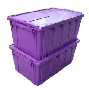 Plastic Moving Crate With Dolly OEM Plastic Moving Crate With Lid Plastic Moving Crate With Dolly Plastic Tote With Lid