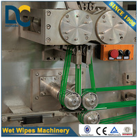 Mini machine de fabrication de lingettes humides monobloc entièrement automatique en acier inoxydable à grande vitesse et rentable