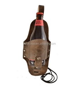 <span class=keywords><strong>Holster</strong></span> Lederen Bier <span class=keywords><strong>Holster</strong></span> met Metalen riemclip - Product Image 3