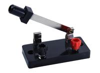 Interrupteur à couteau unipolaire éducatif Gelsonlab HSPE-166, interrupteurs à un seul jet avec borne de connexion à vis