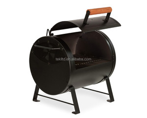 Tabletop Portable acero pesado <span class=keywords><strong>barril</strong></span> cuerpo barbacoa parrillas de carbón fumador para <span class=keywords><strong>camping</strong></span> de exterior Patio - Product Image 3