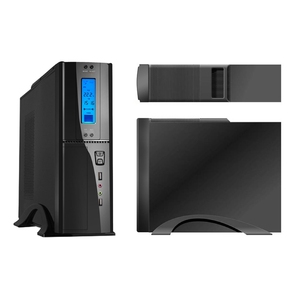 Trường hợp máy tính vi với màn hình LCD. Tháp mini mỏng để bàn - Product Image 3