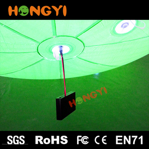 Verde PVC inflable globo de helio llevó bola de luz al aire libre exposición publicidad globo fábrica levante modelo - Product Image 2