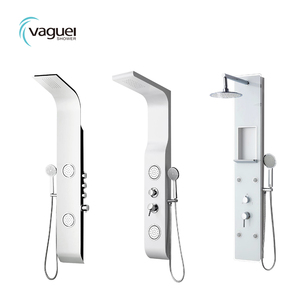 Vaguel ร่วมสมัยสแตนเลสติดผนังก๊อกน้ำห้องน้ำหรือแตะร่างกายเจ็ทฝักบัวแผงคอลัมน์ - Product Image 4