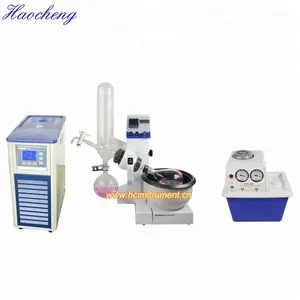 2L Water Distillation Vacuum Rotary Evaporator Chiller and Pump