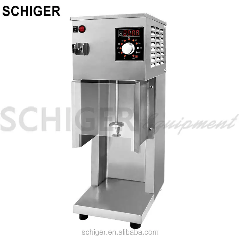 SCHIGER RPM 10k Blizzard Machine Ice Cream Flavor Equipment with Chocolate Jam, Cookies