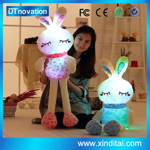 Led lampeggiante lunghe orecchie di coniglio di peluche giocattoli - Product Image 2