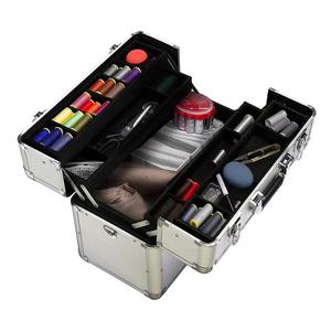 Lockable Aluminum <strong>Case</strong> <strong>Tool</strong> Box Storage <strong>Case</strong> for Electrician <strong>Technician</strong> and Engineer Four Tray Travel <strong>Case</strong> - Product Image 4