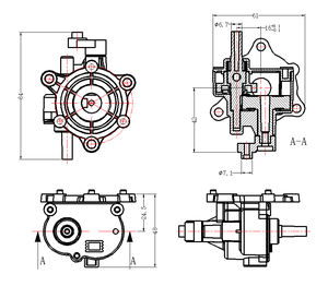 Pièces de ventilateur électrique 5 v, ensemble de boîte de vitesse en plastique, boîtier de commutation, minuterie - Product Image 6