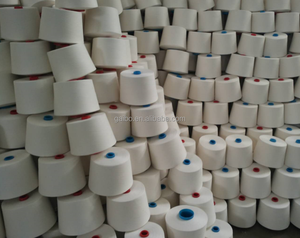 Fils de coton polycoton T/C, fils T65/C35 T80/C20 45s