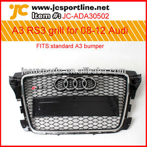 A3 rs3 grille de maille grill pour 08-12 audi. s'inscrit: standard a3 chocs.Voiture mesh grill pour audi a <span class=keywords><strong>3</strong></span> - Product Image 1