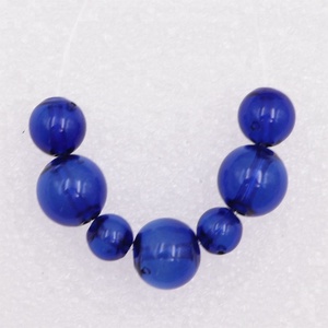 8mm Rondes Perles de <span class=keywords><strong>Verre</strong></span> Bleu 10mm Sténopé Cobalt Perles De Cristal 12mm Creux Arôme Diffus <span class=keywords><strong>Boule</strong></span> 14mm Saphir Perles <span class=keywords><strong>En</strong></span> Vrac - Product Image 3