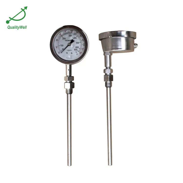 Pyrometer Thermometer for Oven Stem 150 mm Stainless Steel Made in Italy-Rotex 