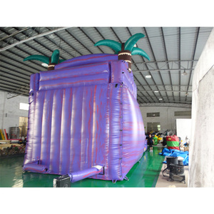 Thương mại tím palm tree hai làn xe Trượt Nước <span class=keywords><strong>Inflatable</strong></span> Để bán - Product Image 3