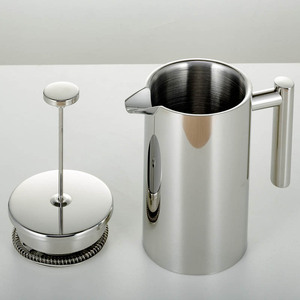 Cafetière thermos moderne à double paroi en acier inoxydable de haute qualité pour les vacances en camping-Design rustique classique - Product Image 5