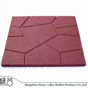 المزدوج سطح حديقة فناء DIY بلاط من القرميد 16 بوصة مربع الطوب الأرضيات في الهواء الطلق - Product Image 3
