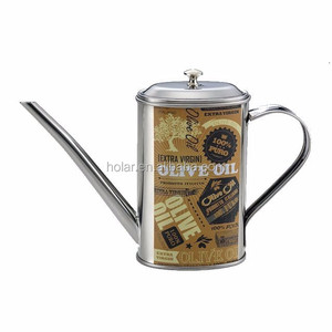 [Holar] Lata de aceite de forma ovalada de vertido a prueba de fugas sin goteo hecha en Taiwán con acero inoxidable - Product Image 4