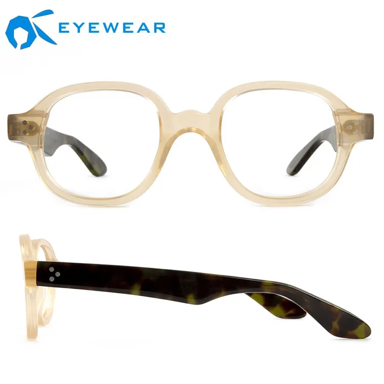 عالية الجودة كامل حافة العلامة التجارية الايطالية النظارات اليد تلميع النظارات إطارات للسيدات