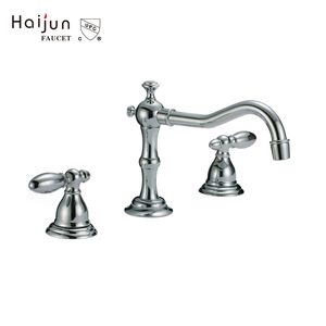 Thiết Kế mới 3 Lỗ Đôi Nước Đòn Bẩy Chậu Rửa Chậu Mixer Tap Vòi Nước - Product Image 3