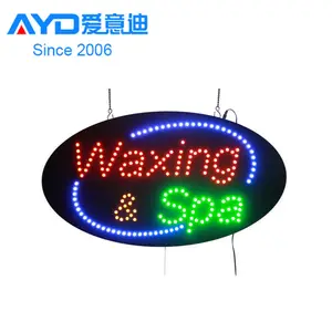 Hot Cake Indoor LED Display LED Flasher Waxing & Spa Shop Neon LED Advertising Screen Factory Supplier