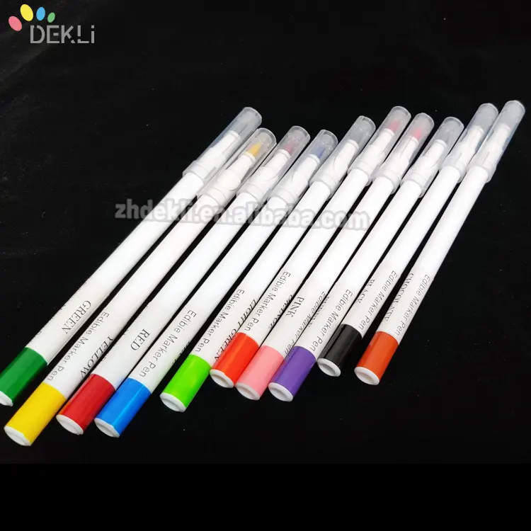 10 Colors Edible Decorating Pen For Cake Pen Drawing Decoration Edible Color Markers