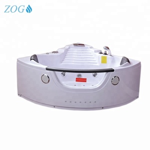 Baignoires d'angle installée, baignoire à jet double, tourbillon, 1.4m - Product Image 1