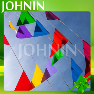 Hot Bán Trang Trí Màu Polyester Tam Giác Cờ Dây Cờ - Product Image 4