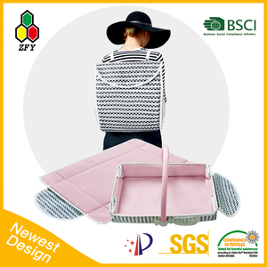 Borsa pieghevole per mamma e bambino elegante borsa in poliestere per comodità in movimento - Product Image 5