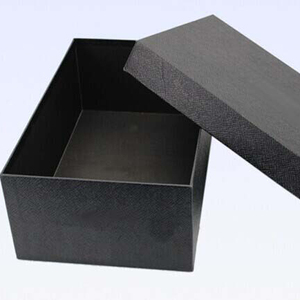 Wholesale custom printed shoes black rigid cardboard paper box