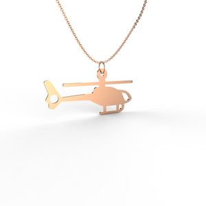 Colar de Avião com Design Novo e Fashion, Joia de Aeronave, Pingente de Helicóptero - Product Image 5