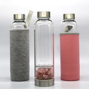 Bouteille isotherme en pierre brute, pour salle de bain, en cristal - Product Image 6